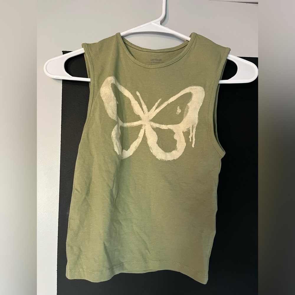 Green Butterfly Tank
